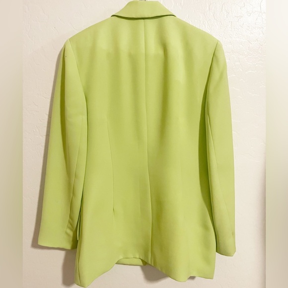 Cache lime green blazer size 6 - Picture 2 of 4